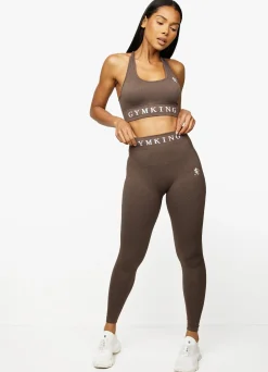 Sports Bras<Gym King Seamless Results Bra Espresso Marl