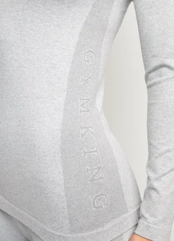 Gymwear<Gym King Seamless Results 1/4 Zip Funnel Ice Melange