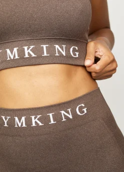 Gymwear<Gym King Seamless Results Bra Espresso Marl