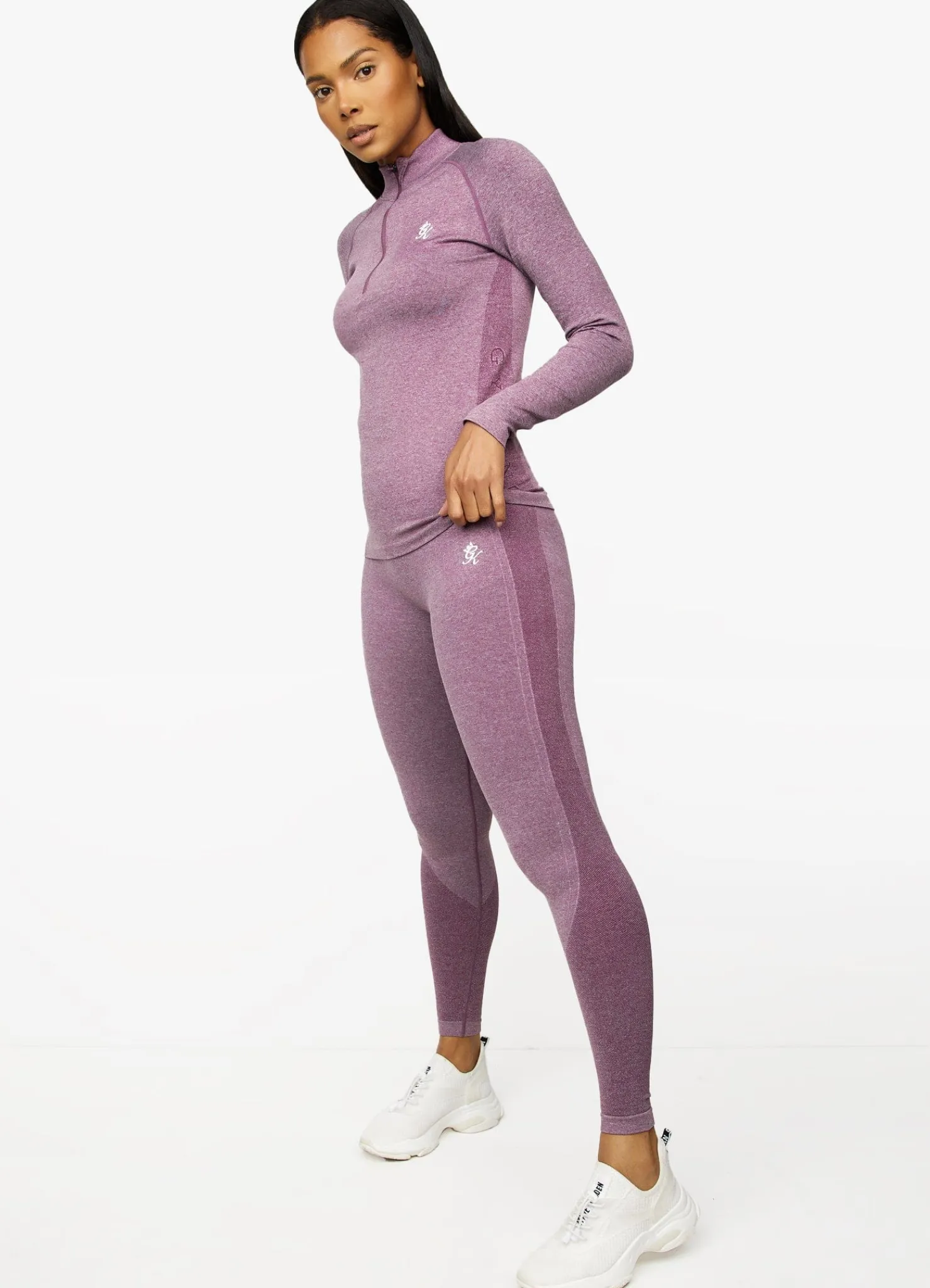 Gymwear<Gym King Seamless Results Legging Plum Marl