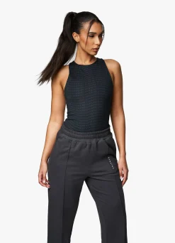 Tops & T-Shirts<Gym King Shadow All Over Print Bodysuit Dark Pewter Print