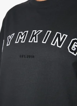 Tops & T-Shirts<Gym King Shadow Bf Tee Dark Pewter