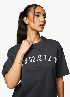 Tops & T-Shirts<Gym King Shadow Bf Tee Dark Pewter
