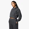 Hoodies<Gym King Shadow Loopback Fz Hood Dark Pewter