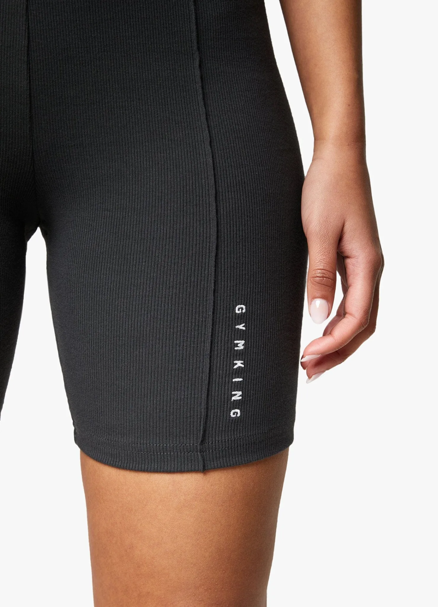 Shorts<Gym King Shadow Raised Seam Cycle Short Dark Pewter