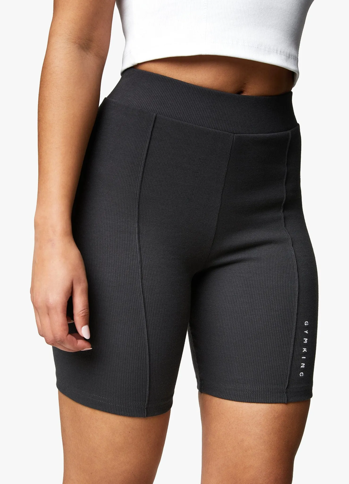 Shorts<Gym King Shadow Raised Seam Cycle Short Dark Pewter
