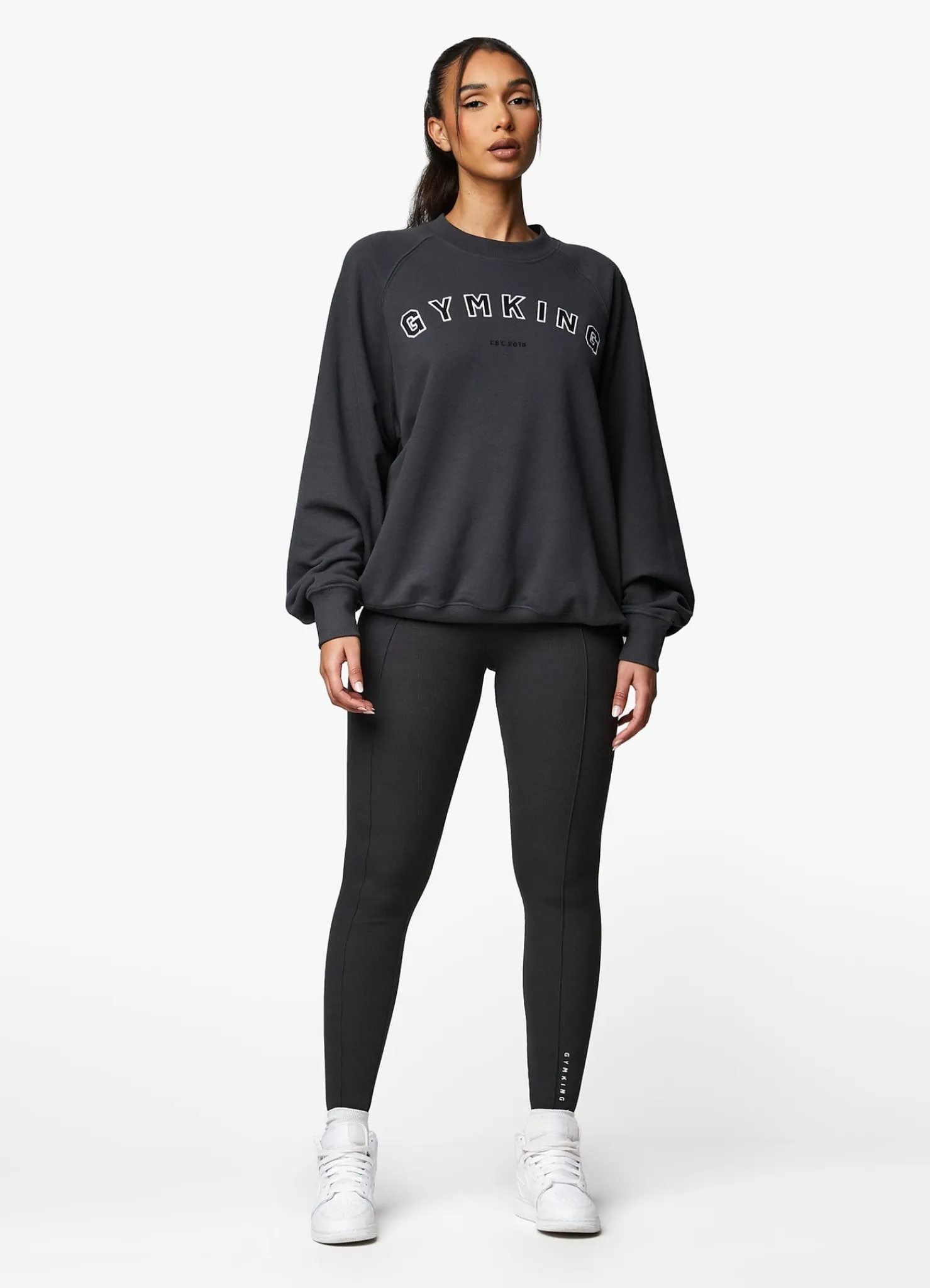 Leggings<Gym King Shadow Raised Seam Legging Dark Pewter