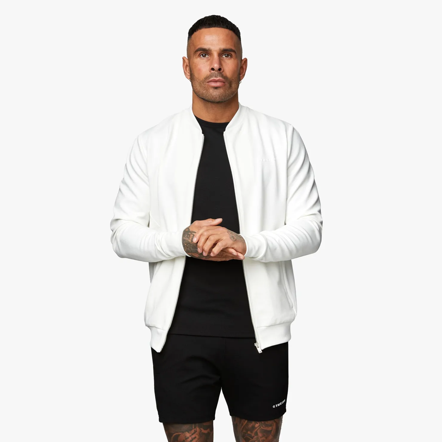 Outerwear<Gym King Signature Knit Bomber Cream