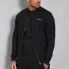 Twin Sets<Gym King Signature Knit Bomber Black