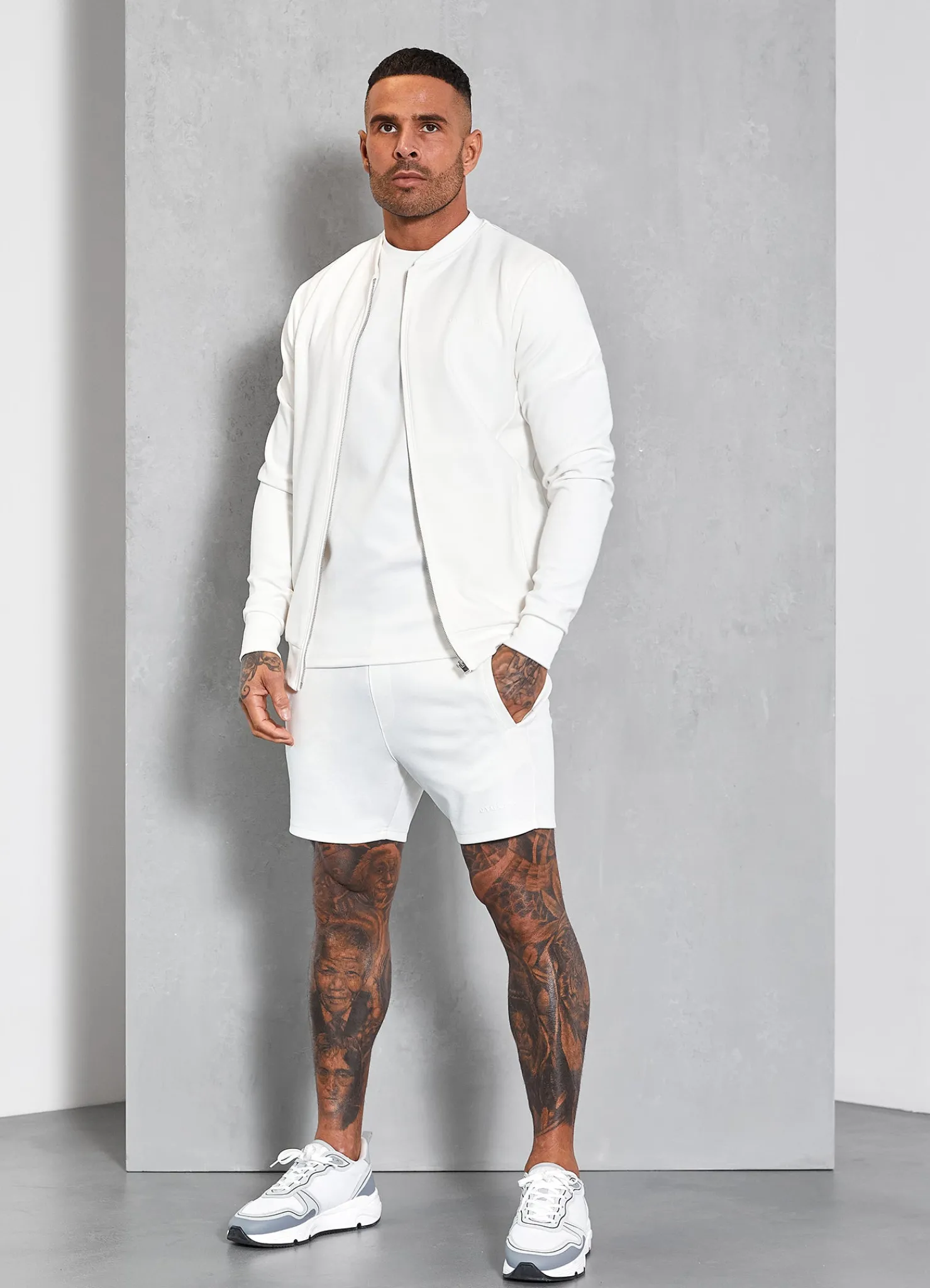 Outerwear<Gym King Signature Knit Bomber Cream