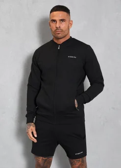 Twin Sets<Gym King Signature Knit Bomber Black