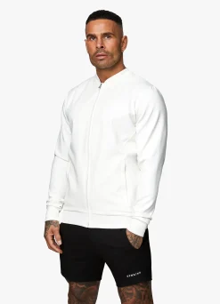 Twin Sets<Gym King Signature Knit Bomber Cream