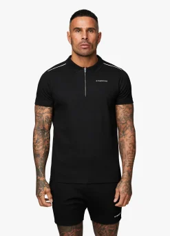 Polo Shirts<Gym King Signature Knit Polo Black