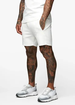 Shorts<Gym King Signature Knit Short Cream