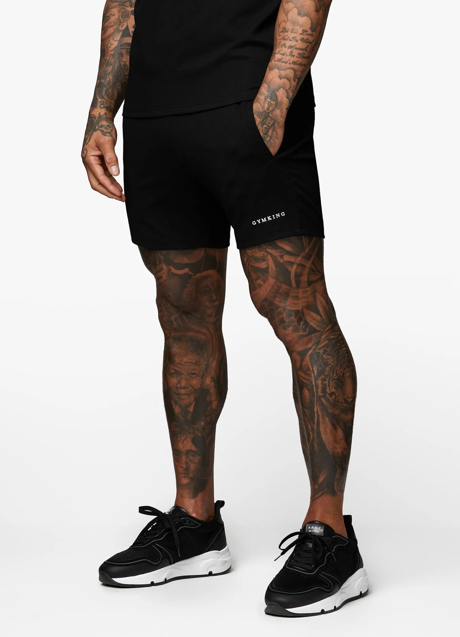 Twin Sets<Gym King Signature Knit Short Black