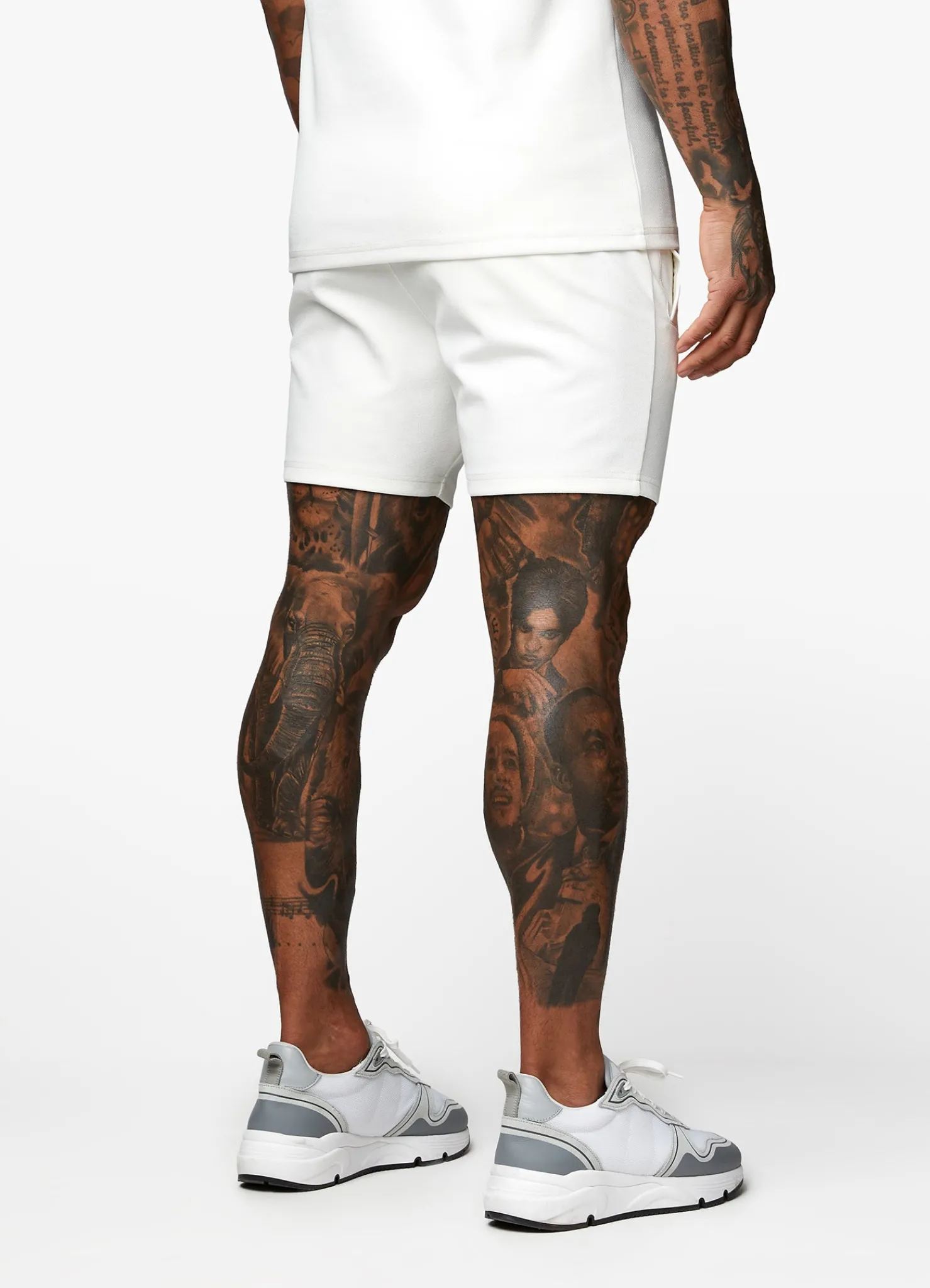 Twin Sets<Gym King Signature Knit Short Cream