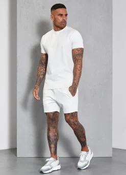 Twin Sets<Gym King Signature Knit Tee Cream