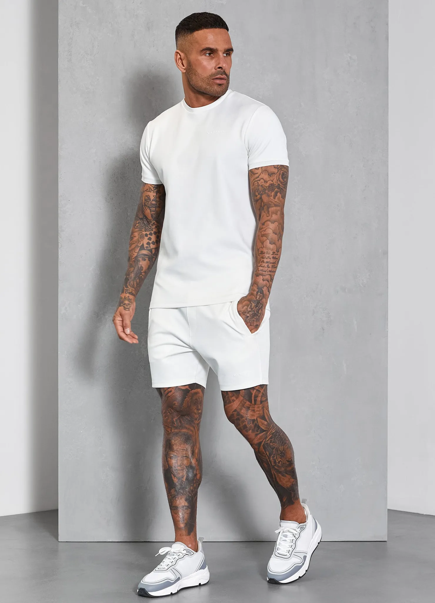 Twin Sets<Gym King Signature Knit Tee Cream
