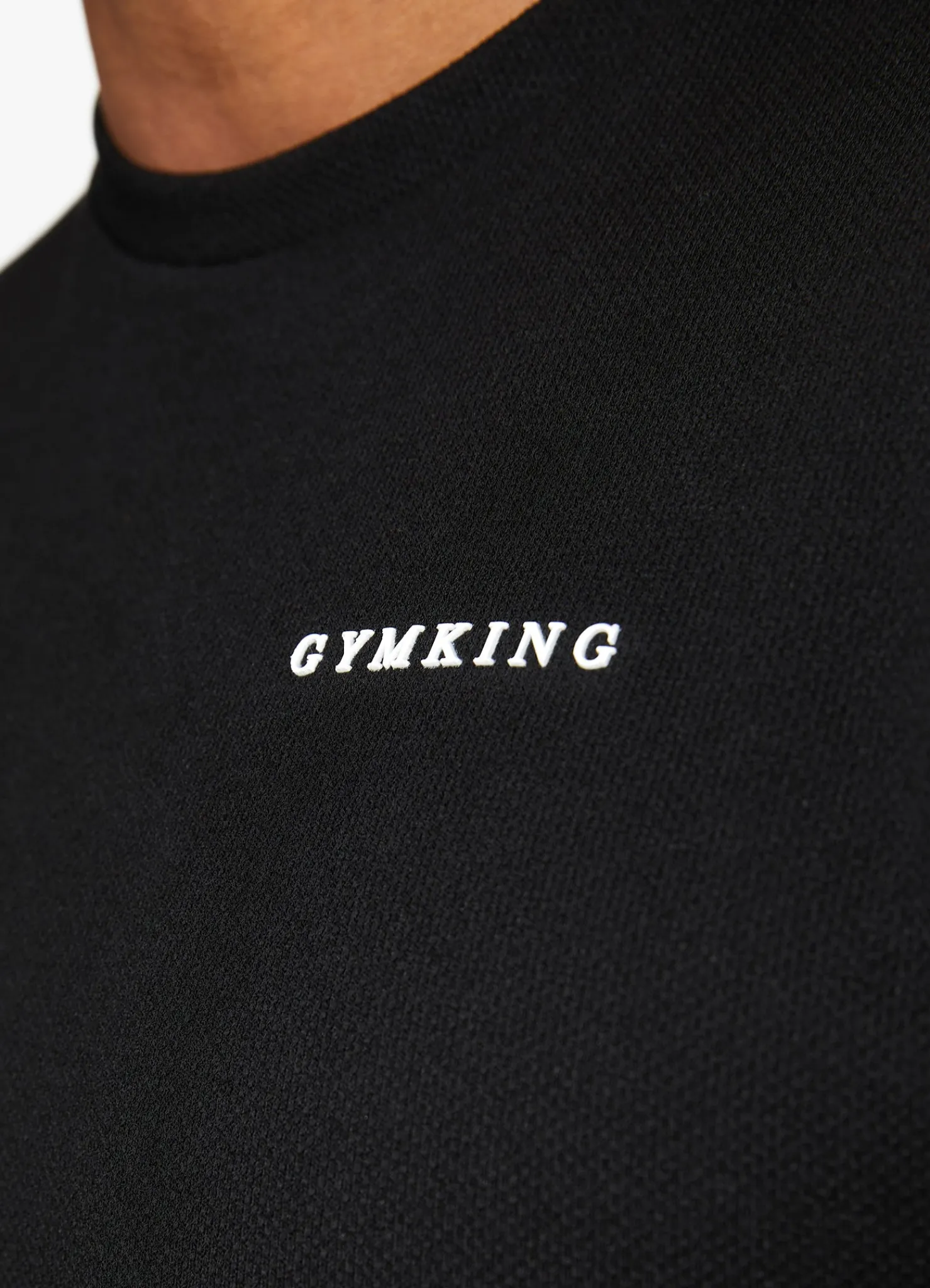 Twin Sets<Gym King Signature Knit Tee Black