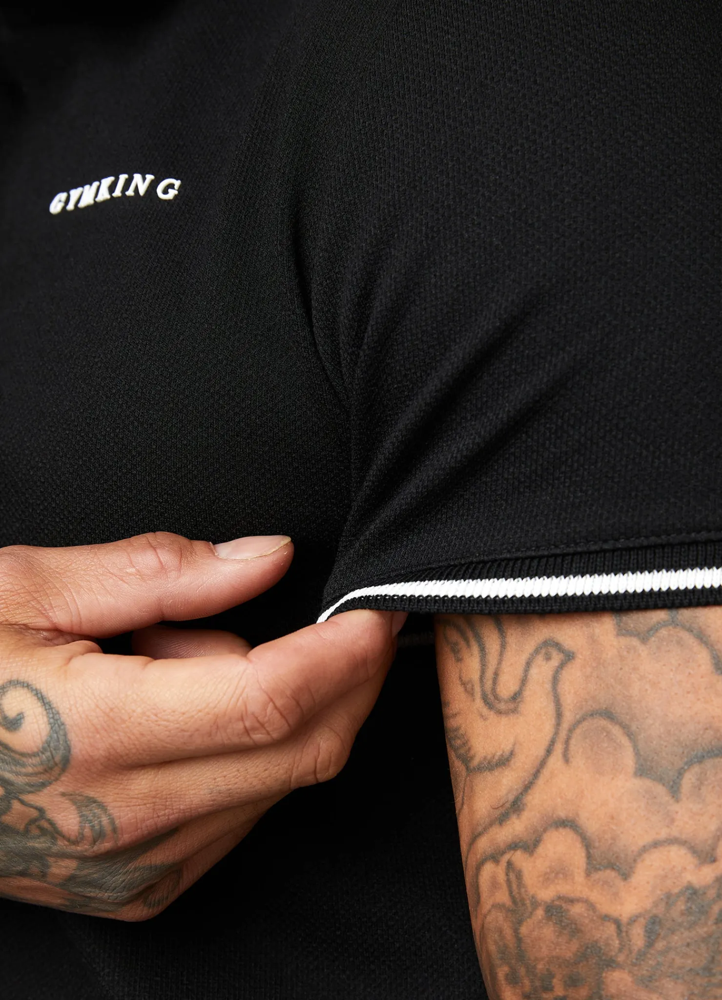 Twin Sets<Gym King Signature Knit Tee Black