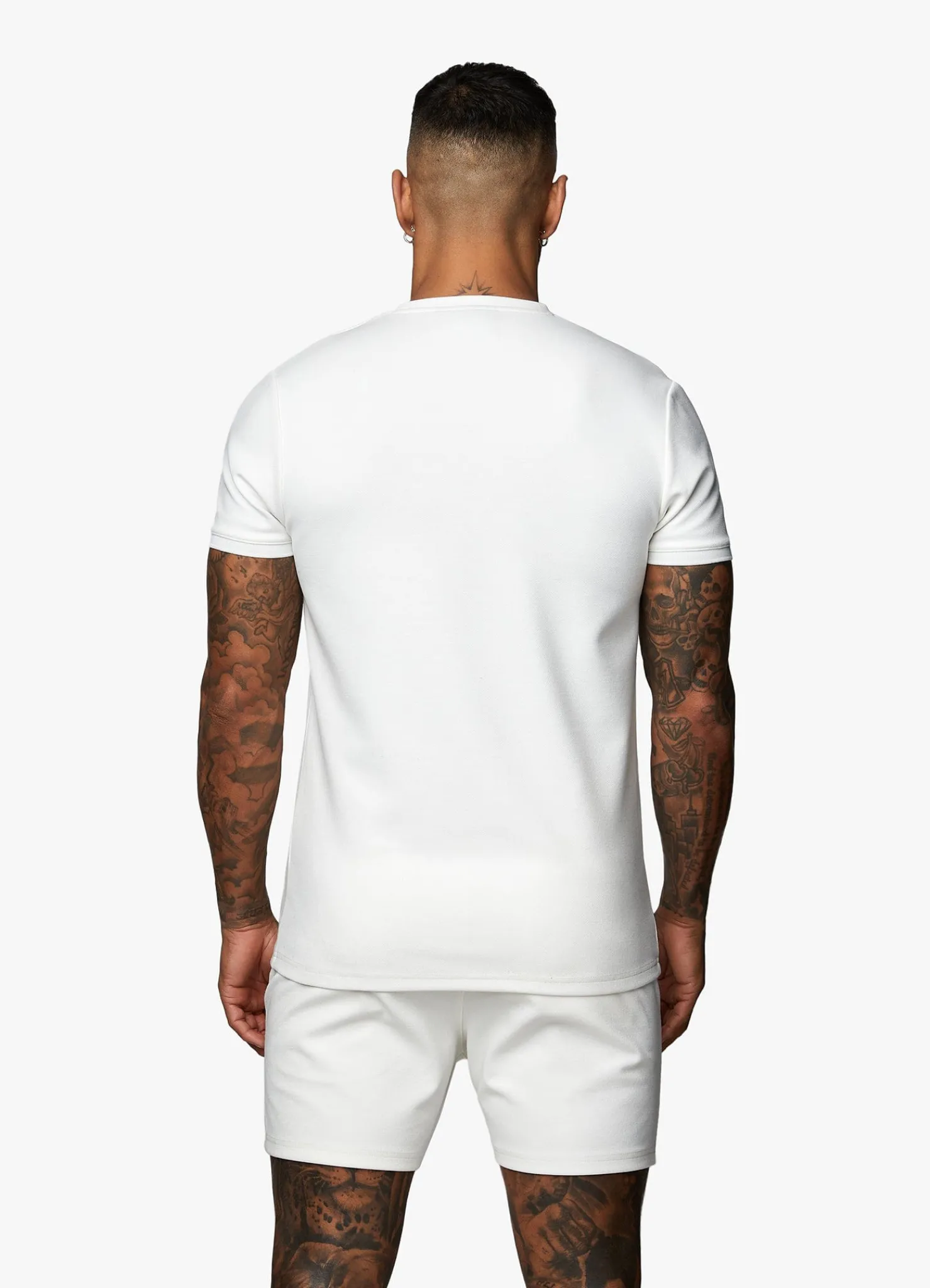 Twin Sets<Gym King Signature Knit Tee Cream