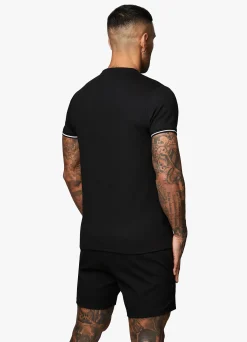 Twin Sets<Gym King Signature Knit Tee Black