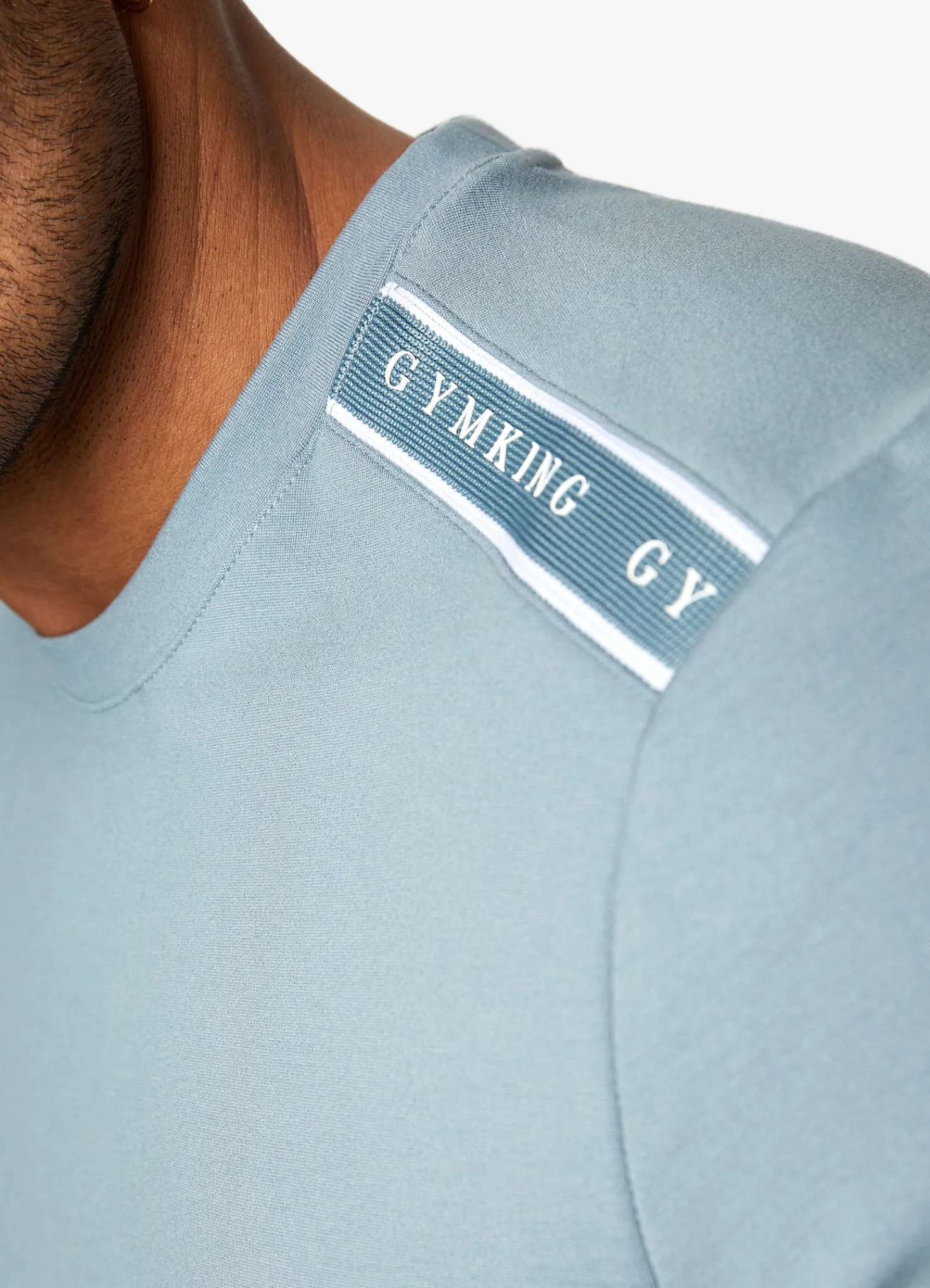 Twin Sets<Gym King Signature Taped Tee Sage