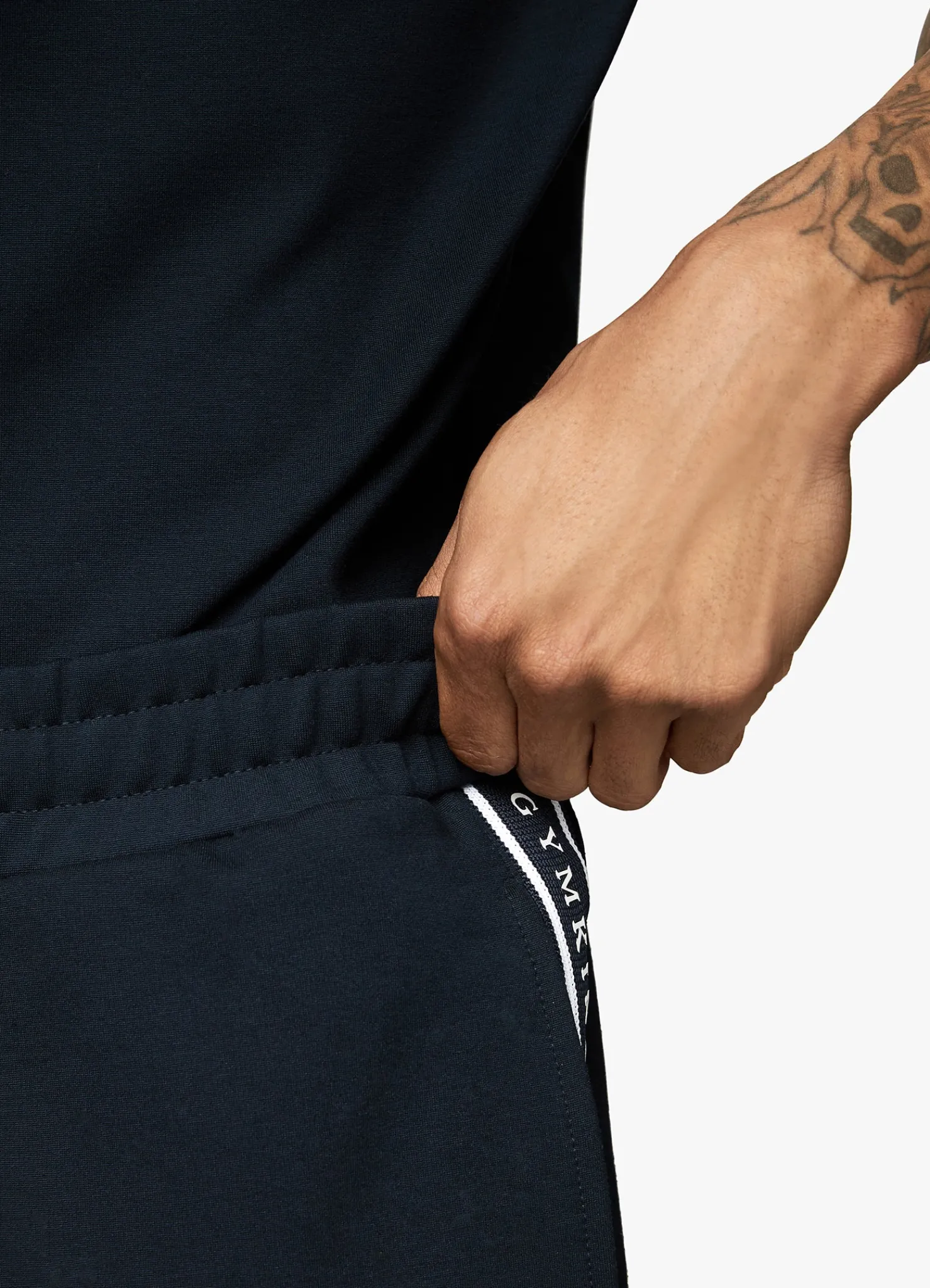 Twin Sets<Gym King Signature Taped Short Navy