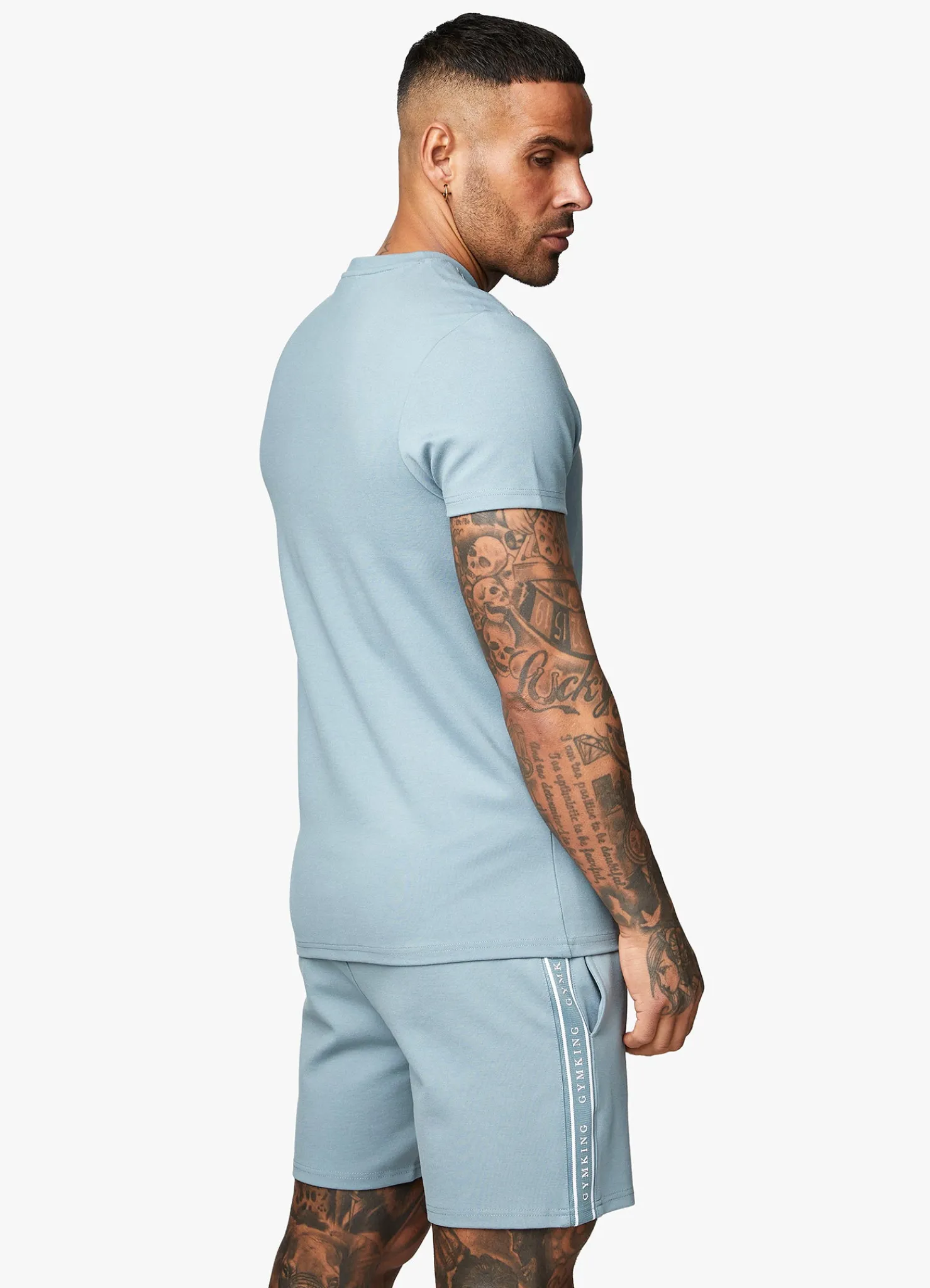 Twin Sets<Gym King Signature Taped Tee Sage