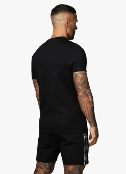 Twin Sets<Gym King Signature Taped Tee Black