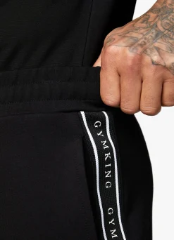 Shorts<Gym King Signature Taped Short Black