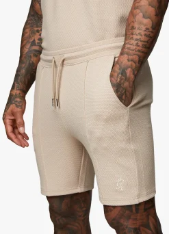 Shorts<Gym King Signature Texture Short Stone