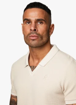 T-Shirts<Gym King Signature Texture Polo Stone