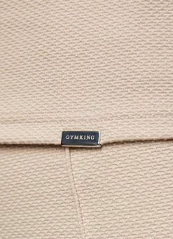 Polo Shirts<Gym King Signature Texture Polo Stone