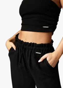 Co-Ords<Gym King Signature Woven Wide Leg Trouser Black