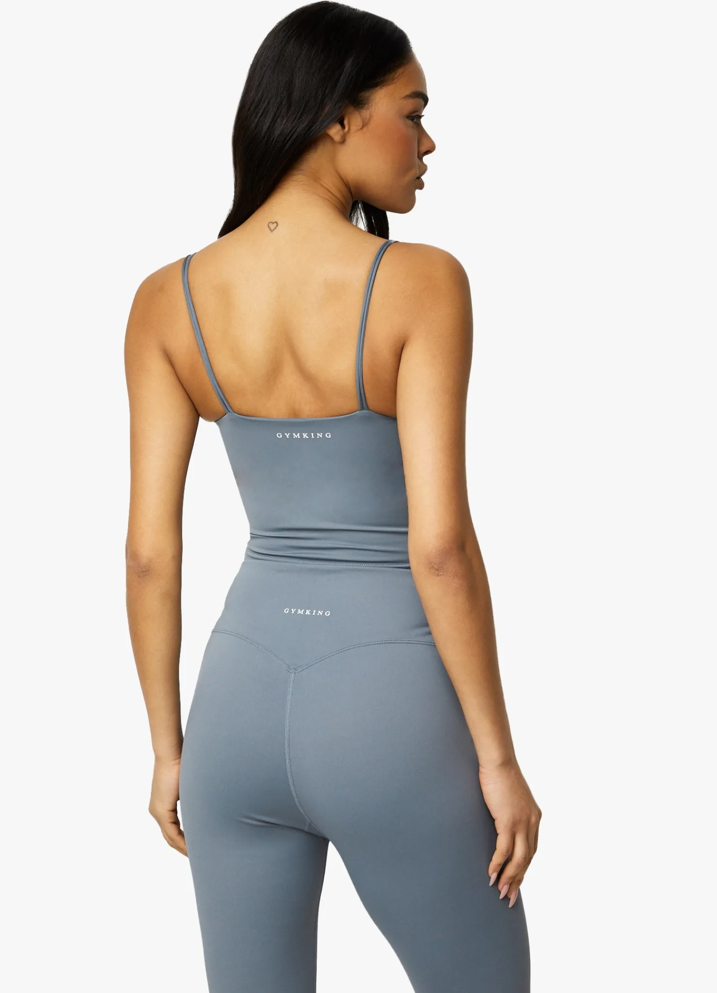 Sports Bras<Gym King Sport 365 Long Line Tank Sports Bra Denim