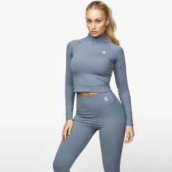 Tops & T-Shirts<Gym King Sport 365 Ls 1/4 Zip Denim