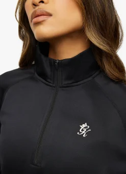 Gymwear<Gym King Sport 1/4 Zip Funnel Black