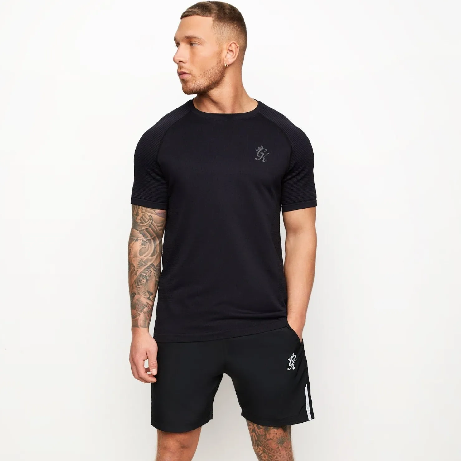 Gymwear<Gym King Sport Seamless Knit Ss Tee Black