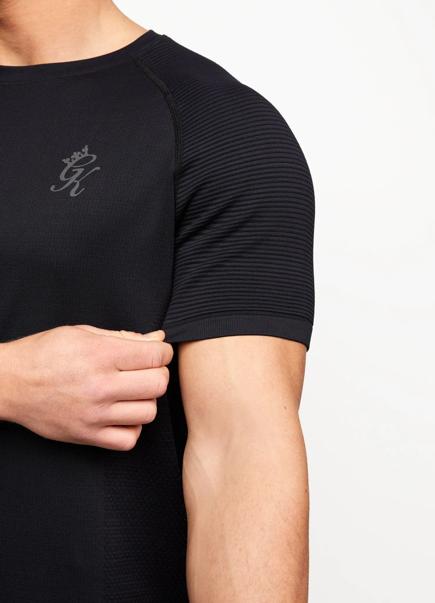Gymwear<Gym King Sport Seamless Knit Ss Tee Black