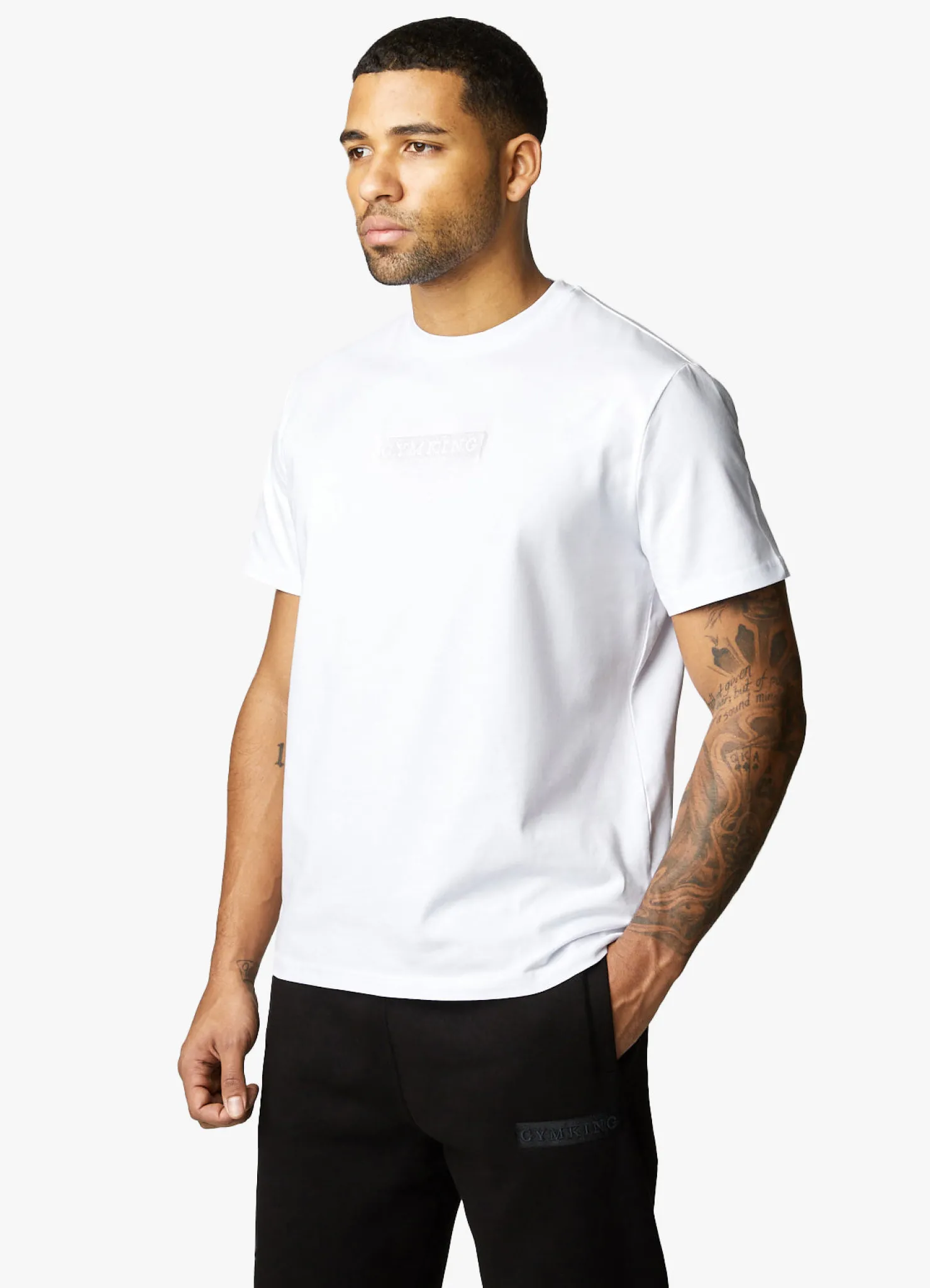 T-Shirts<Gym King Studio Tee White