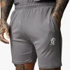 Twin Sets<Gym King Taped Jersey Short Fossil Grey