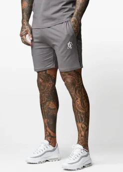 Twin Sets<Gym King Taped Jersey Short Fossil Grey