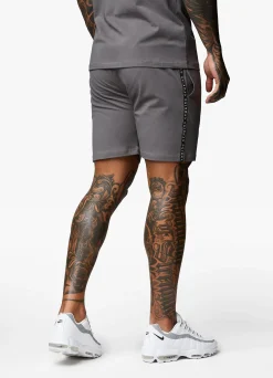 Twin Sets<Gym King Taped Jersey Short Fossil Grey