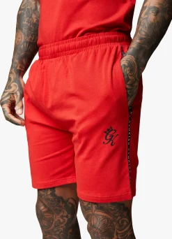 Twin Sets<Gym King Taped Jersey Short Red Rush