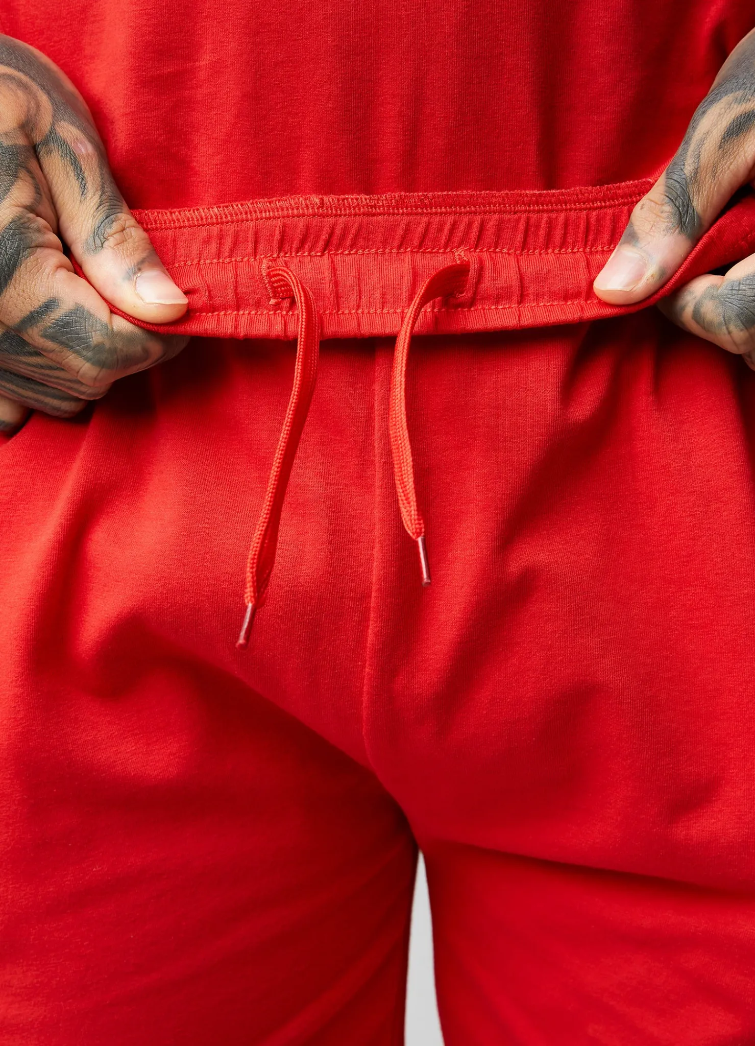 Twin Sets<Gym King Taped Jersey Short Red Rush