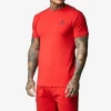 Twin Sets<Gym King Taped Jersey Tee Red Rush
