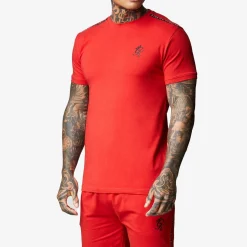 Twin Sets<Gym King Taped Jersey Tee Red Rush