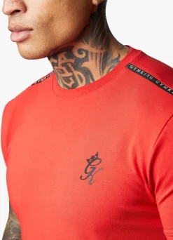 Twin Sets<Gym King Taped Jersey Tee Red Rush