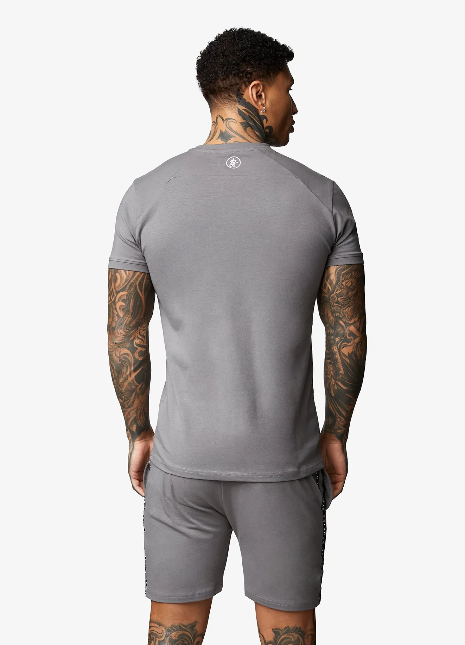 Twin Sets<Gym King Taped Jersey Tee Fossil Grey